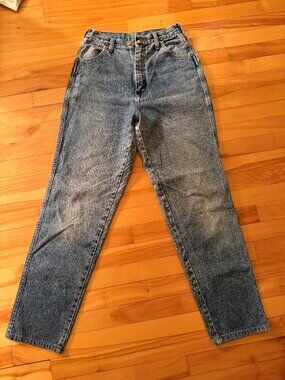 Vintage Wrangler Blue Jeans 26x30 USA Made 90s